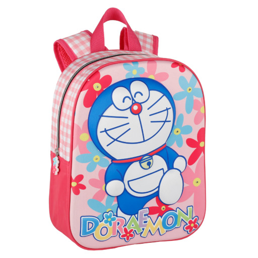Mochila Doraemon Flower Power 3D EVA Y com Luzes