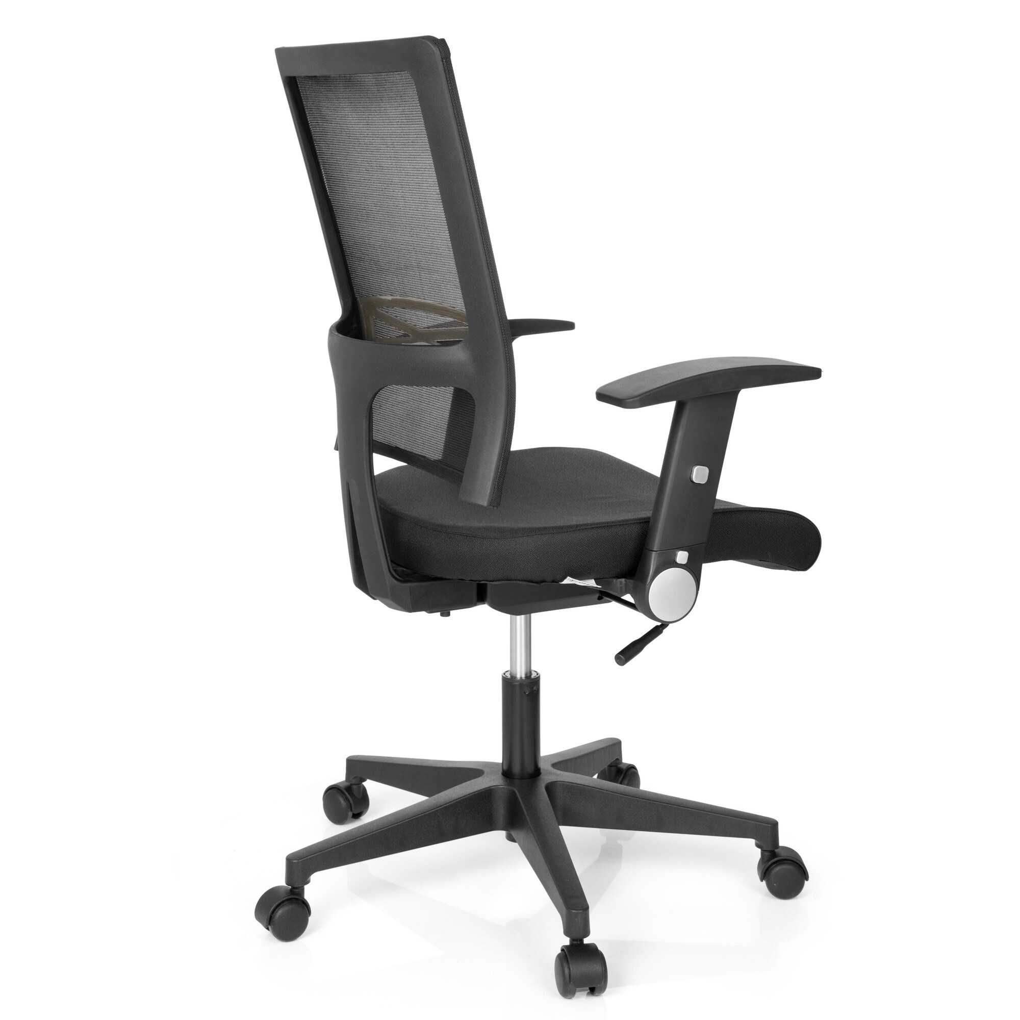 Home Office Bürostuhl OFFICE R8 Stoff/Netzstoff mit abklappbaren Armlehnen hjh OFFICE