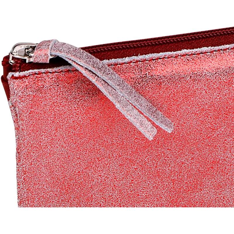 Ruby DAIM Pochette 2 compartiments 22x11 cm Rouge brillant