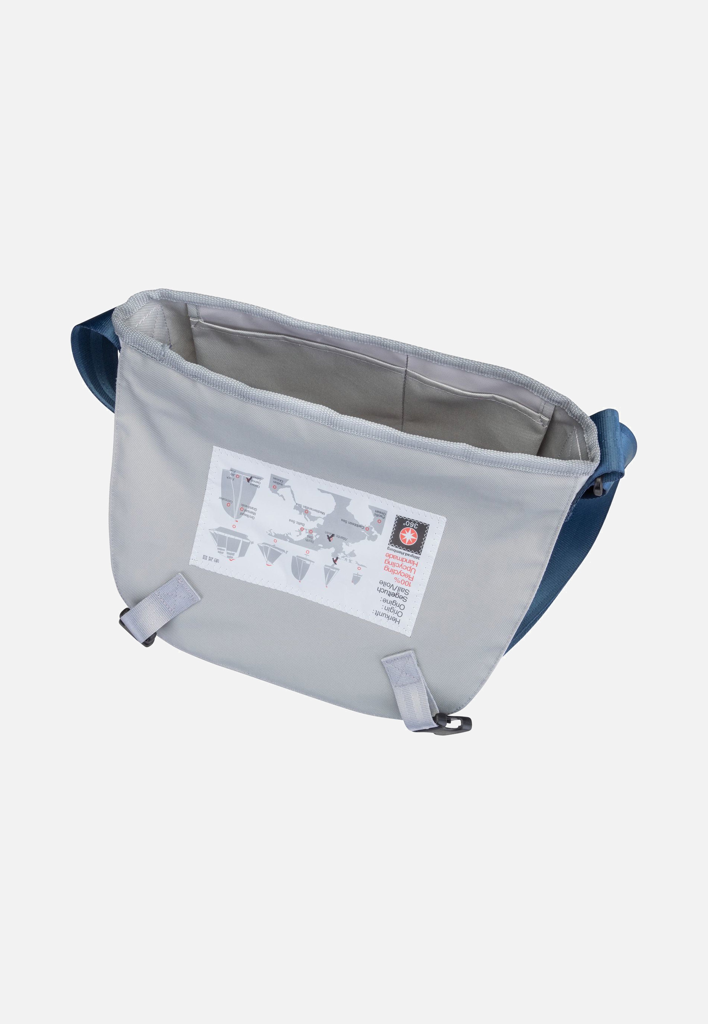 Törn Weiß/Streifen Blau/Zahl Grau - Messenger Bag
