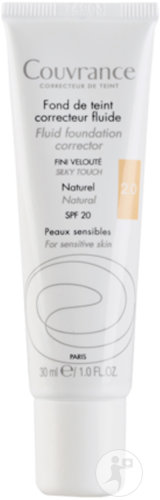 Avène Couvrance Fond De Teint  Fluide Naturel Nr 2 Peau Sensible 30ml