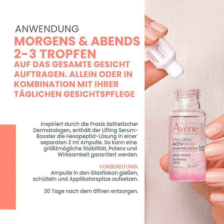 Avene Hyaluron Activ Procedure Hexapeptid Serum, 20 ml