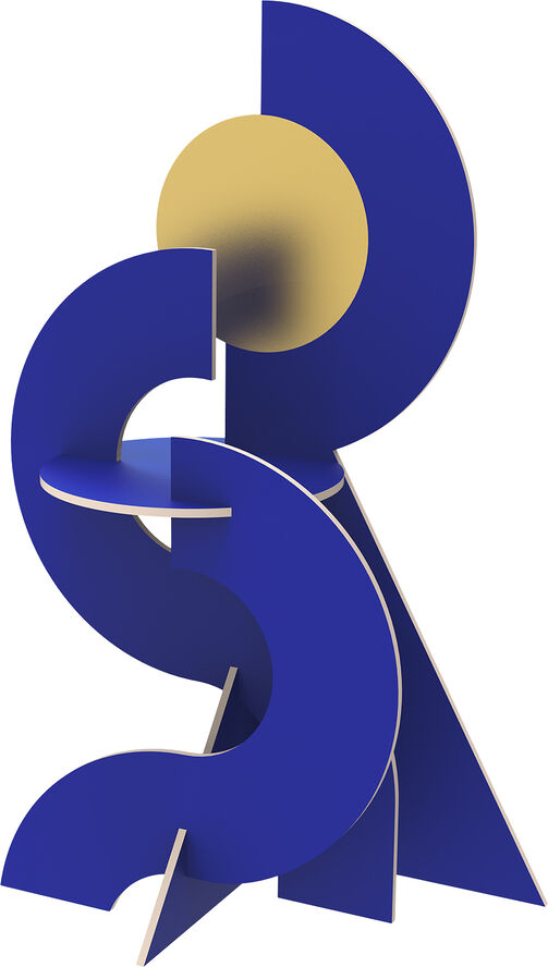 OCTAEVO PAPER SCULPTURE WATER Blue