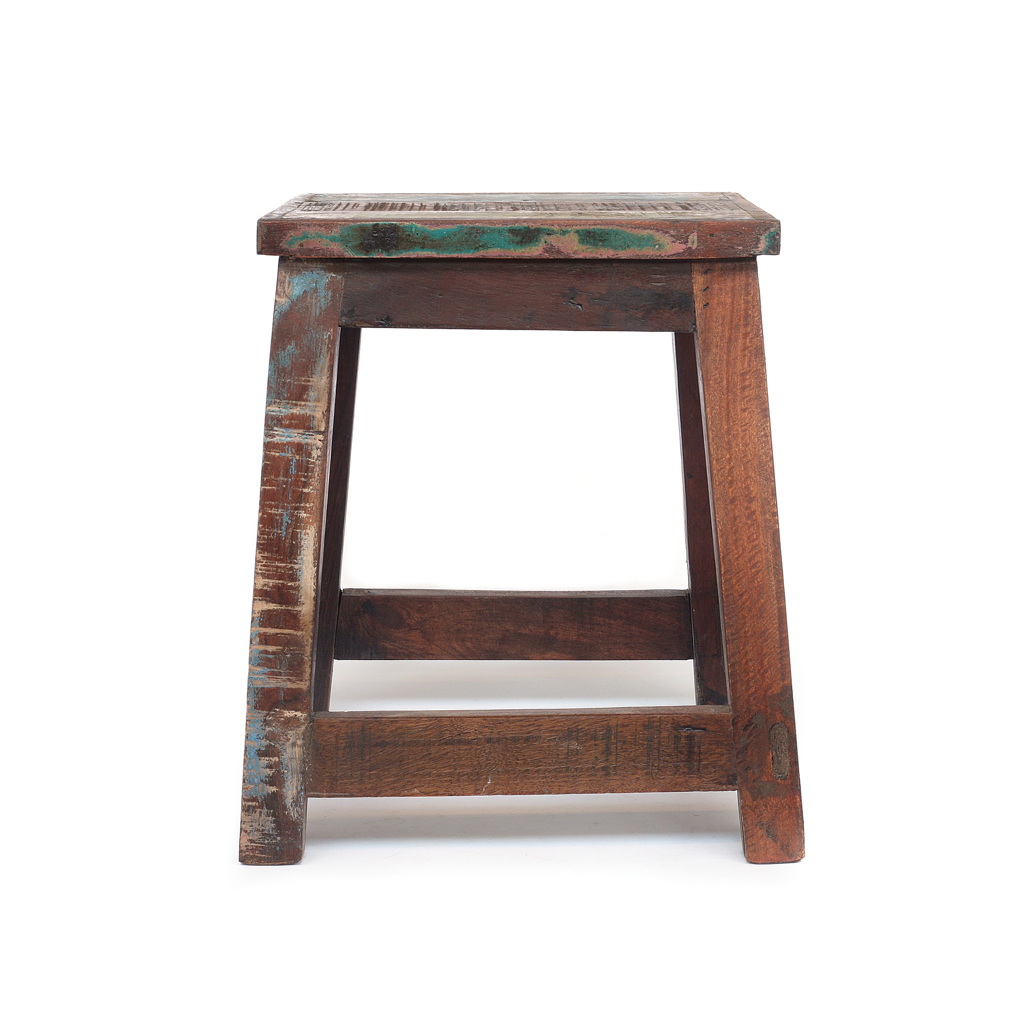 Hocker 'Jarrow', multicolor, H 40 cm, L 30 cm, B 30 cm von fischer's lagerhaus
