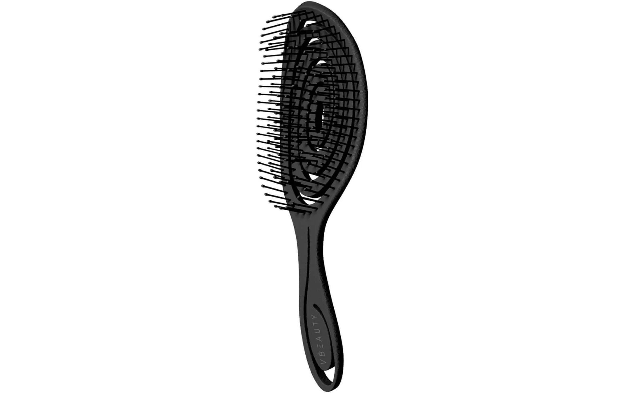 Strohbürste SchwarzHaarbürste entwirrt ohne Ziepen und Zwicken