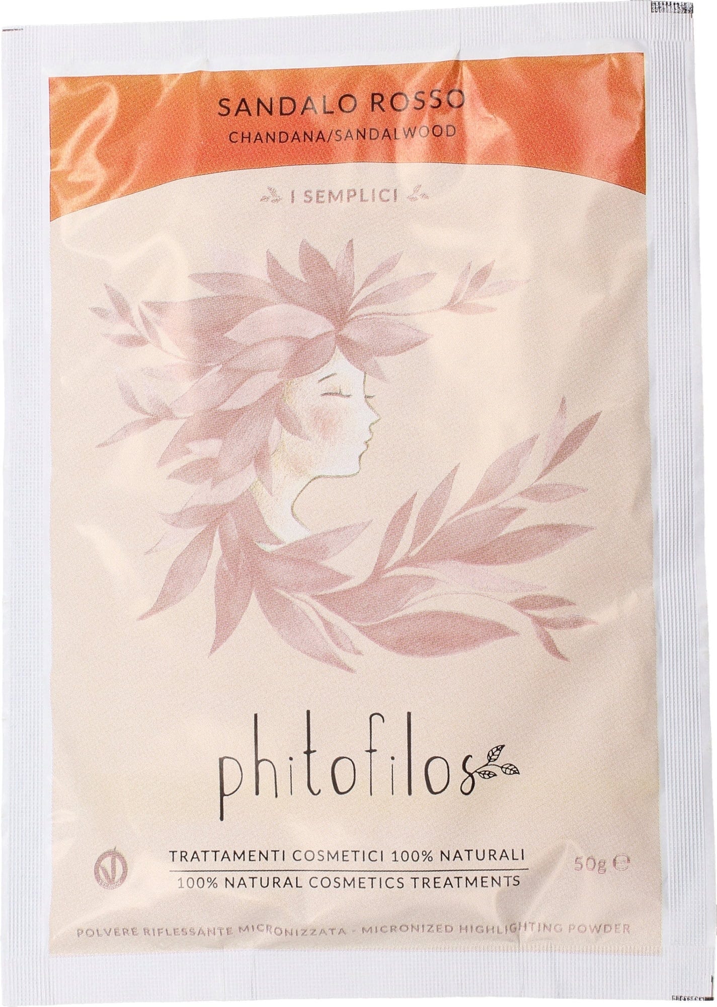Phitofilos  Reines Pulver aus rotem Sandelholz, 50 g