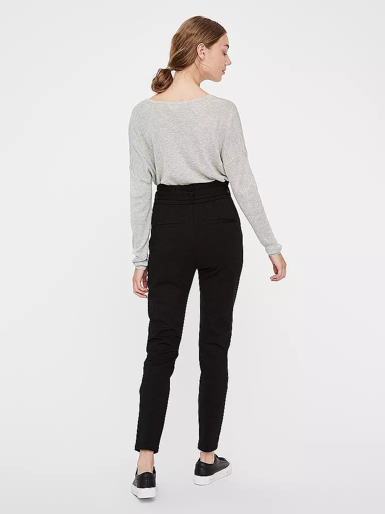 VERO MODA Highwaist Hose  Loose Fit VMEVA  schwarz