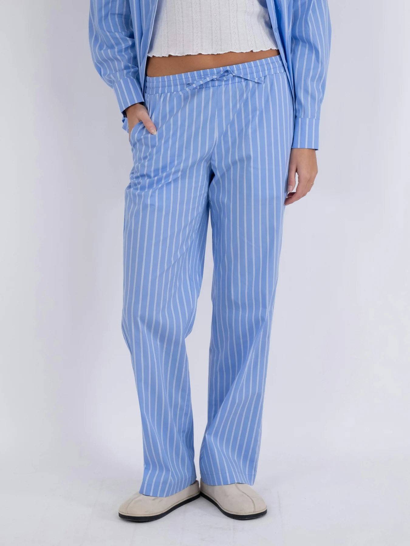Neo Noir Sonar Double Stripe Pants