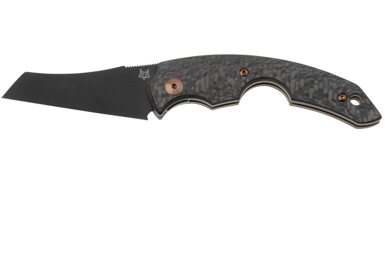 Fox Knives Virtus FX-541 CF, Black PVD Carbon Fiber sigaarmes