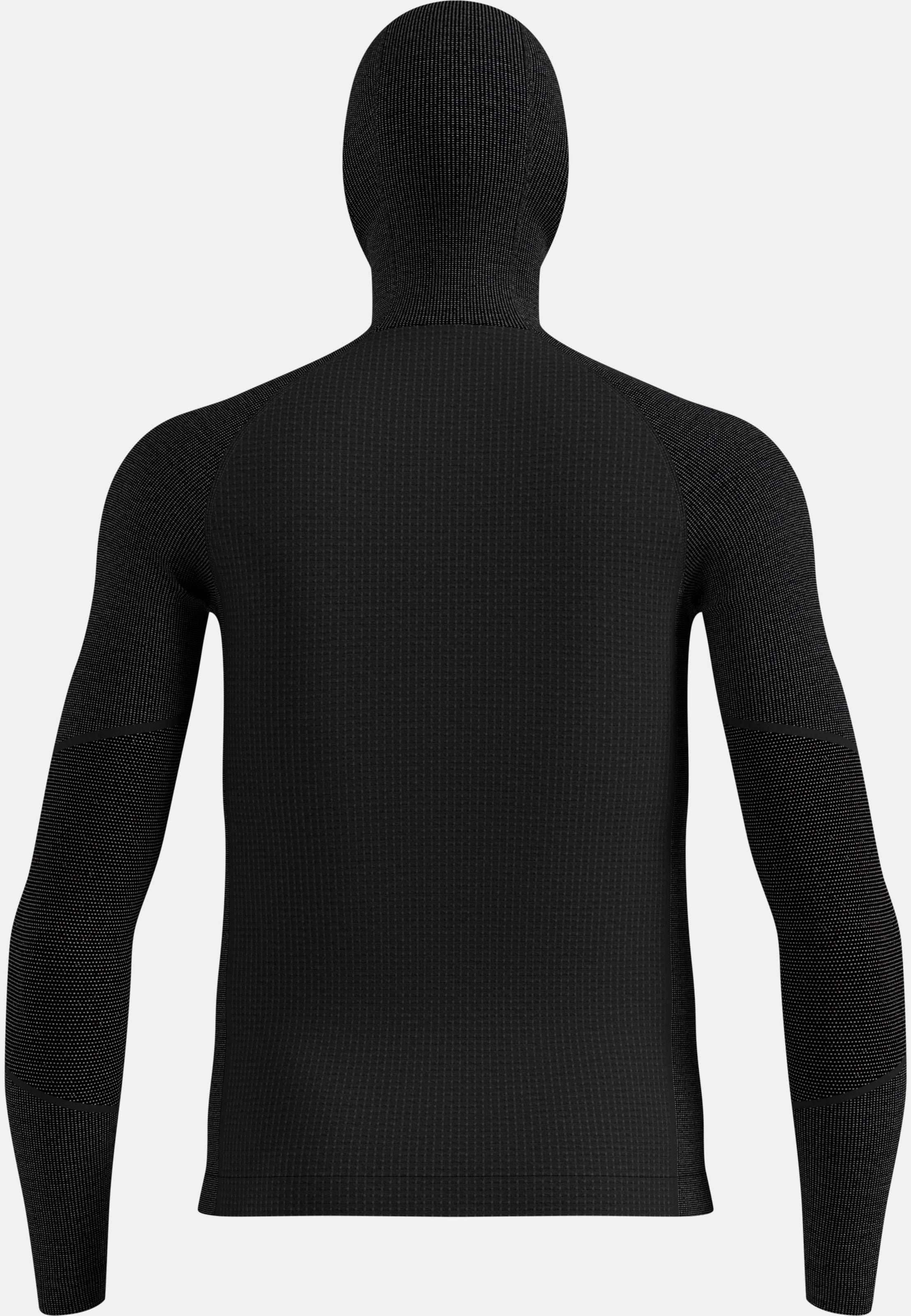 Seamless Performance Wool Funktionsshirt mit Gesichtsschutz in black
