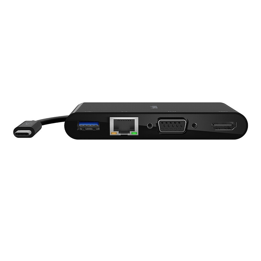 Belkin Station d'acueil USB-C avec 1x HDMI 4K, 1x VGA, RJ45 et 100 W