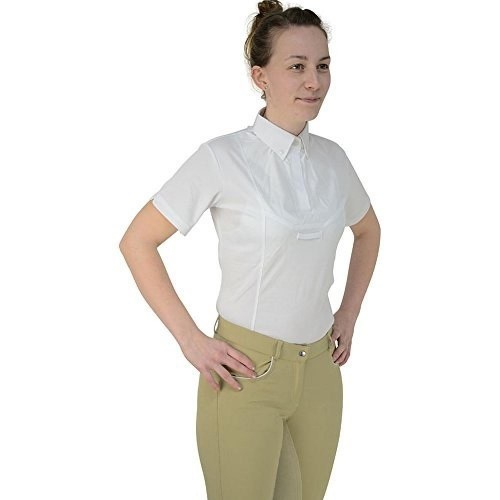 Camisa de competição feminina Tilbury, branca