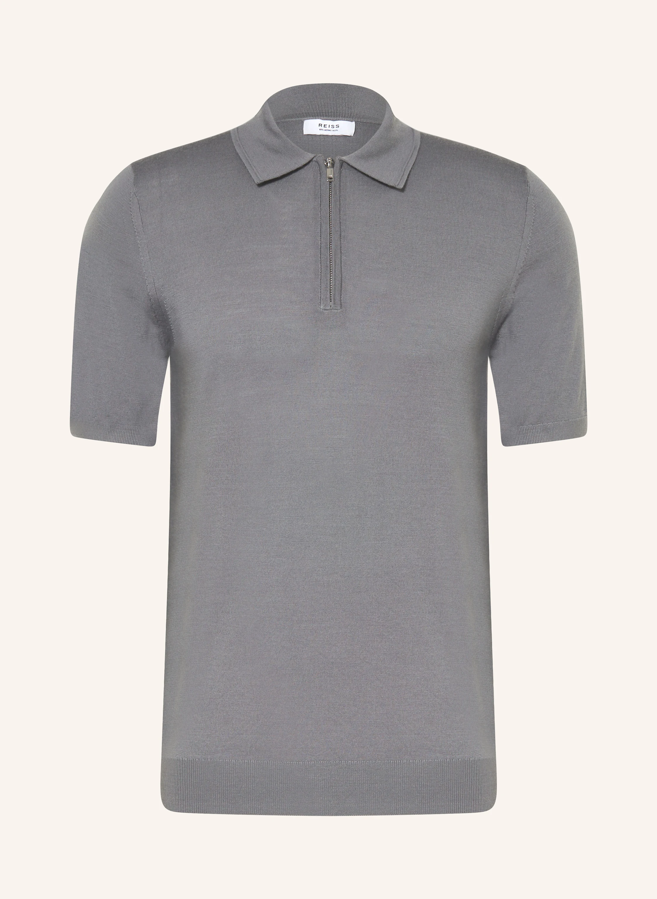 REISS Strick-Poloshirt MAXWELL