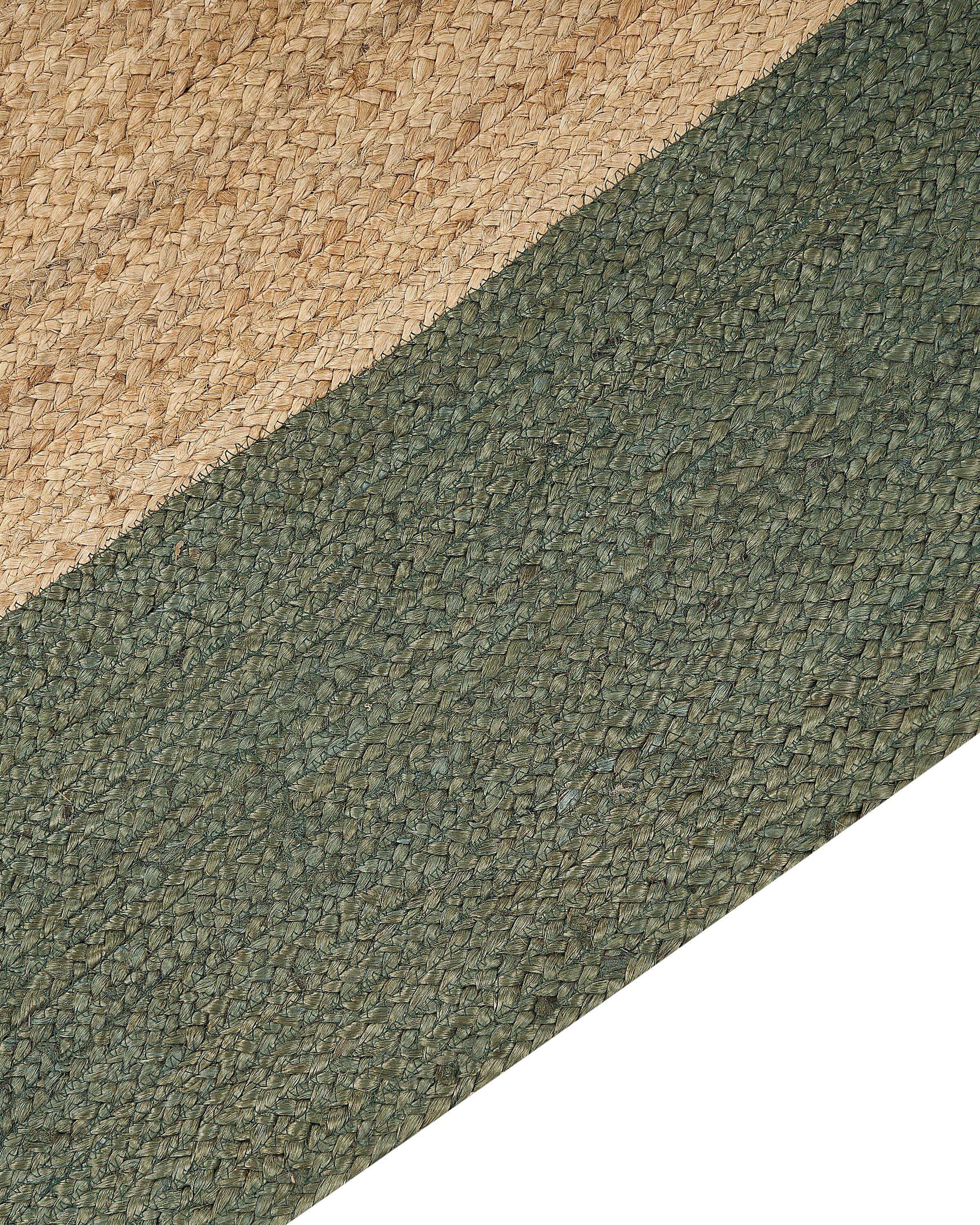 Vloerkleed KARAKUYU Groen 160 x 230 cm Jute
