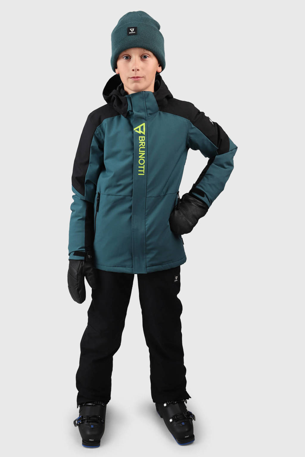 Brunotti ski-jack Sheldony petrol/zwart