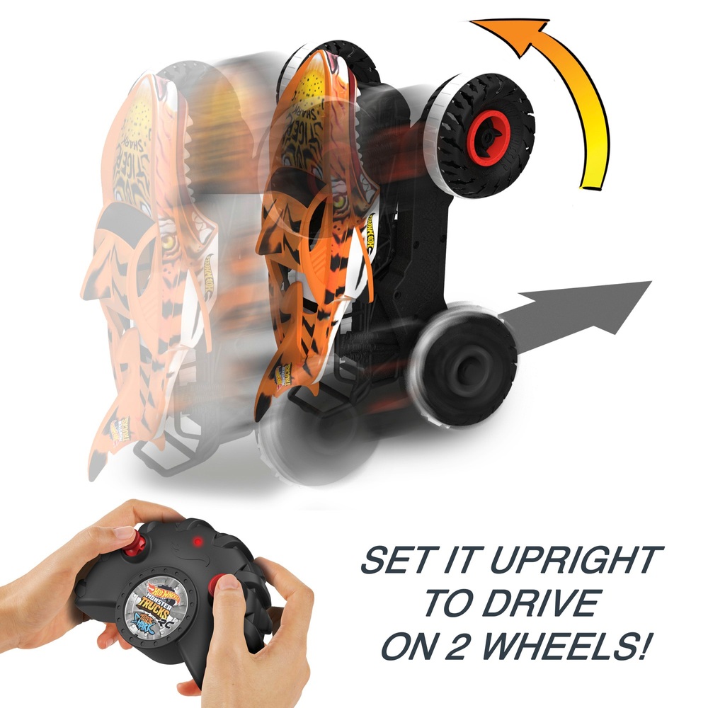 Hot Wheels Monster Trucks ferngesteuerter Unstoppable Tiger Shark