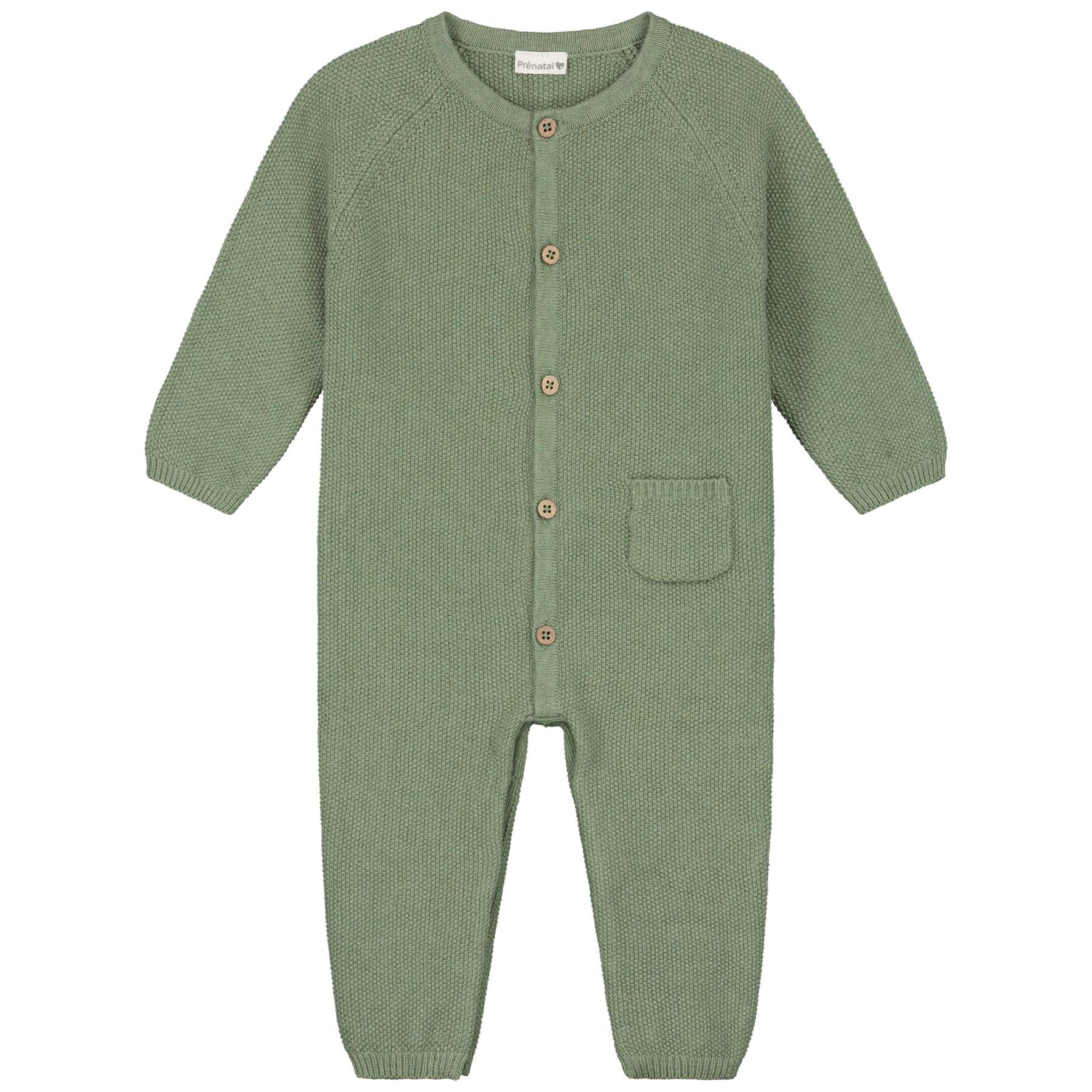Prénatal newborn boxpakje lange mouwen effen groen