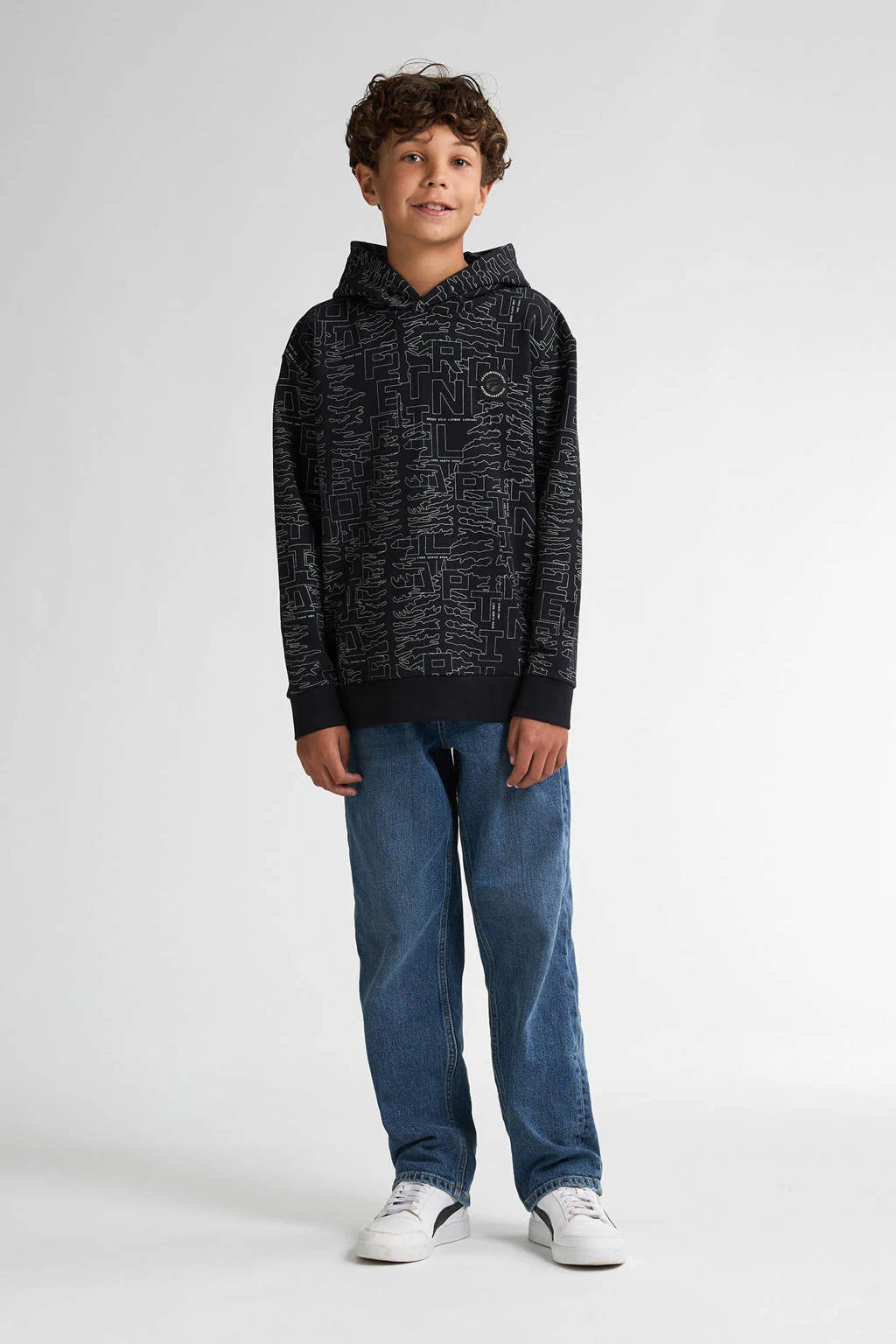 Petrol Industries hoodie zwart