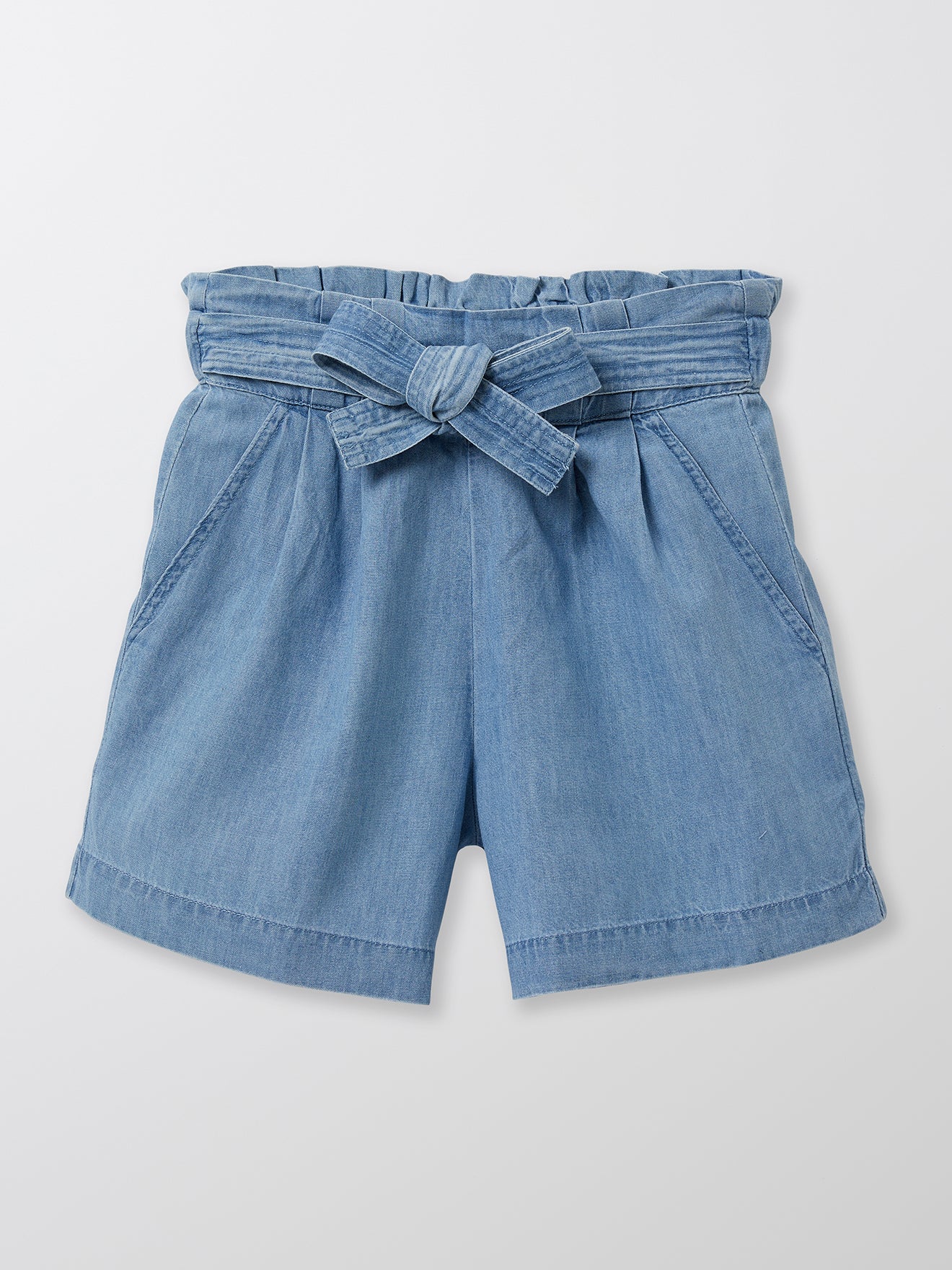 Short Fille en denim light