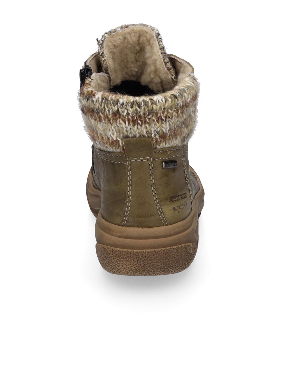 Stiefelette Alina 53, oliv-kombi