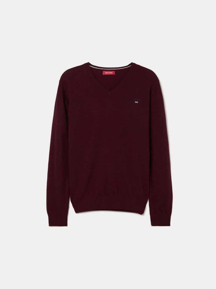 Pullover em mistura de lã