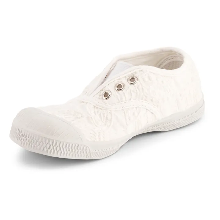 Bensimon Tennis Elly Broderie Anglaise | Blanc