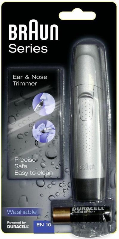 Braun EN 10 - Oortrimmer - Zwart - Kunststof - Efficiënte Ontharing