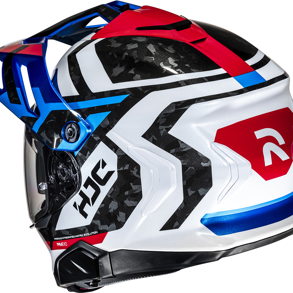 HJC - Casque RPHA 60 Dakar MC21 / Blanc / Noir / Bleu / Rouge