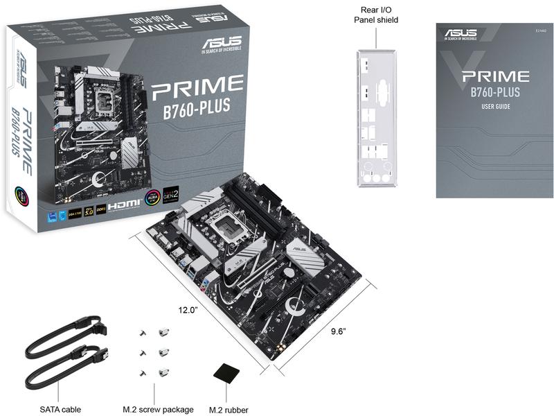 ASUS Mainboard Prime B760-PLUS ATX-Motherboard mit LGA 1700 Sockel