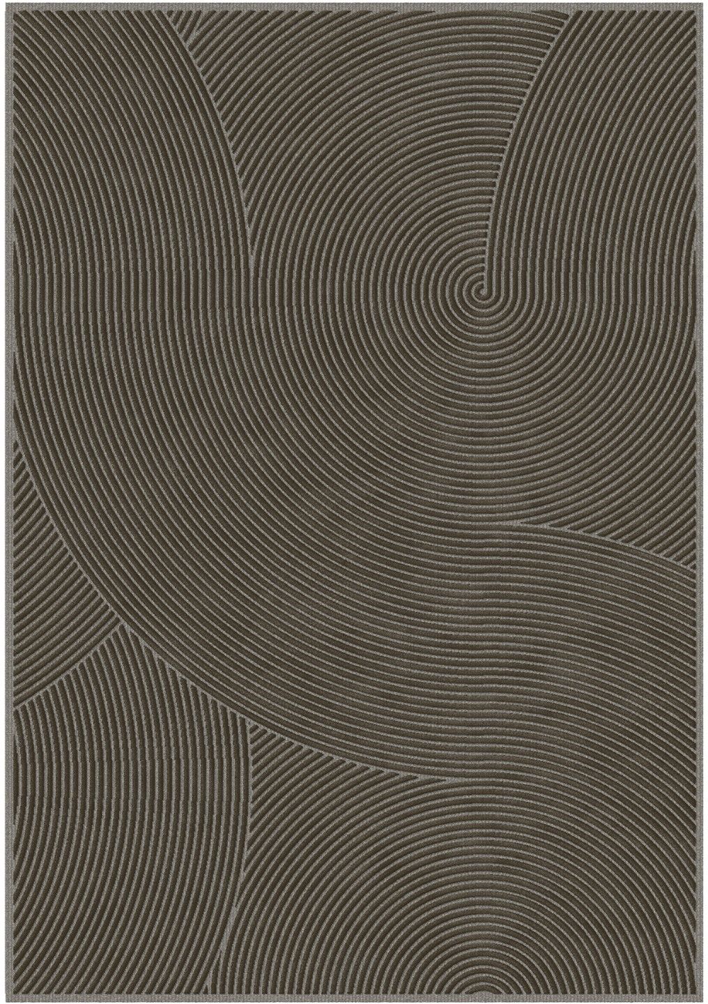 Vloerkleed 1012 Anthracite Grey Graphix  | Brinker