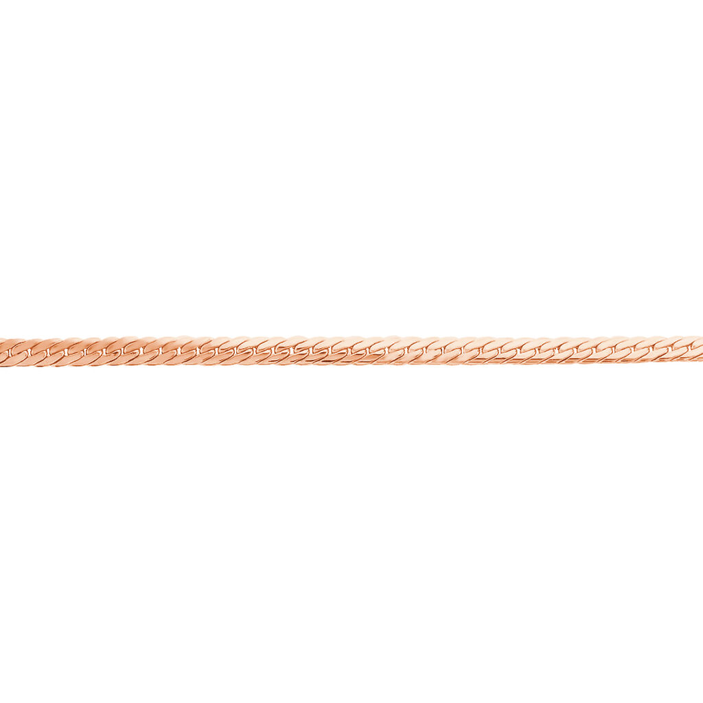 Bracelet Izel Maille Anglaise Or Rose