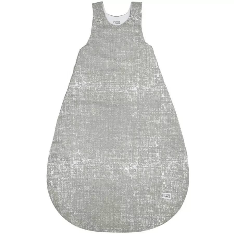 Meyco Schlafsack 2 teilig gefüttert fine lines hellgrau