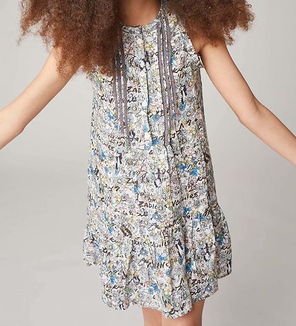 Zadig & Voltaire Kleid - Hellblau m. Blumen