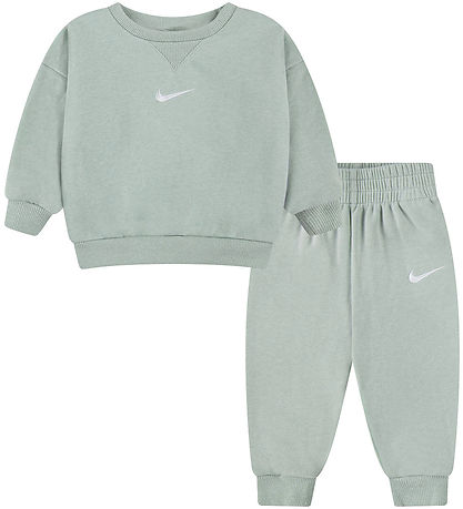 Nike Sweatset - Sweatshirt/Jogginghosen - Glimmer Green Heather