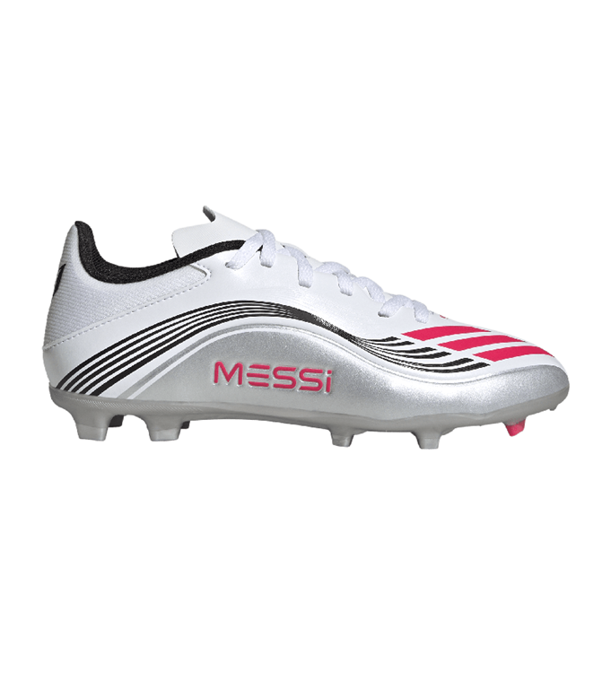 adidas F50 MESSI LEAGUE FG/MG J JP7454 FTWWHT-LUCRED-SILVMT