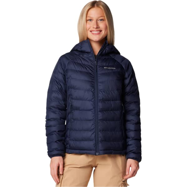 Doudoune randonnée COLUMBIA W POWDER LITE II HOODED JACKET COLLEGIATE NAVY