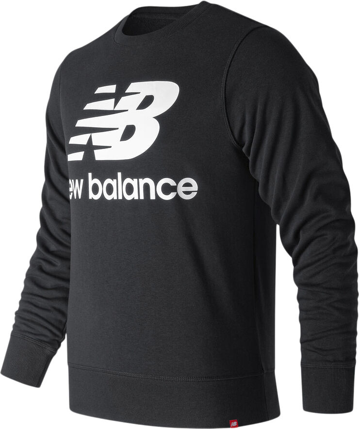 New Balance Essentials Stacked Logo Sweatshirt Sort