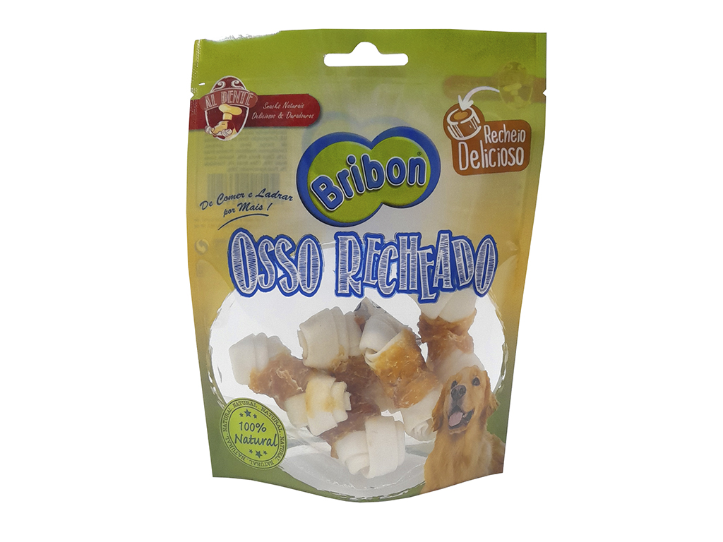 OSSO RECHEADO BRIBON AL DENTE XS 5 UNIDADES