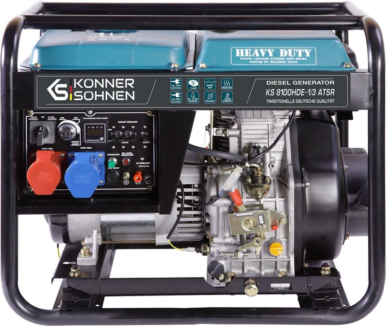 Könner & Söhnen - KS 8100HDE-1/3 ATSR - Dieselgenerator - EURO V