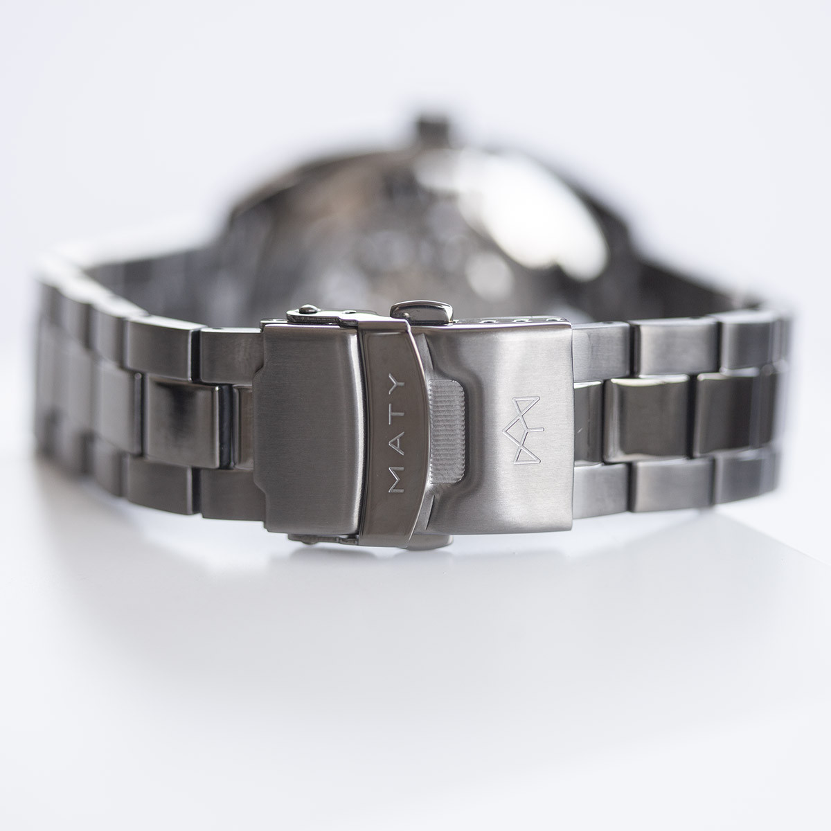 Montre homme squelette automatique acier bracelet acier