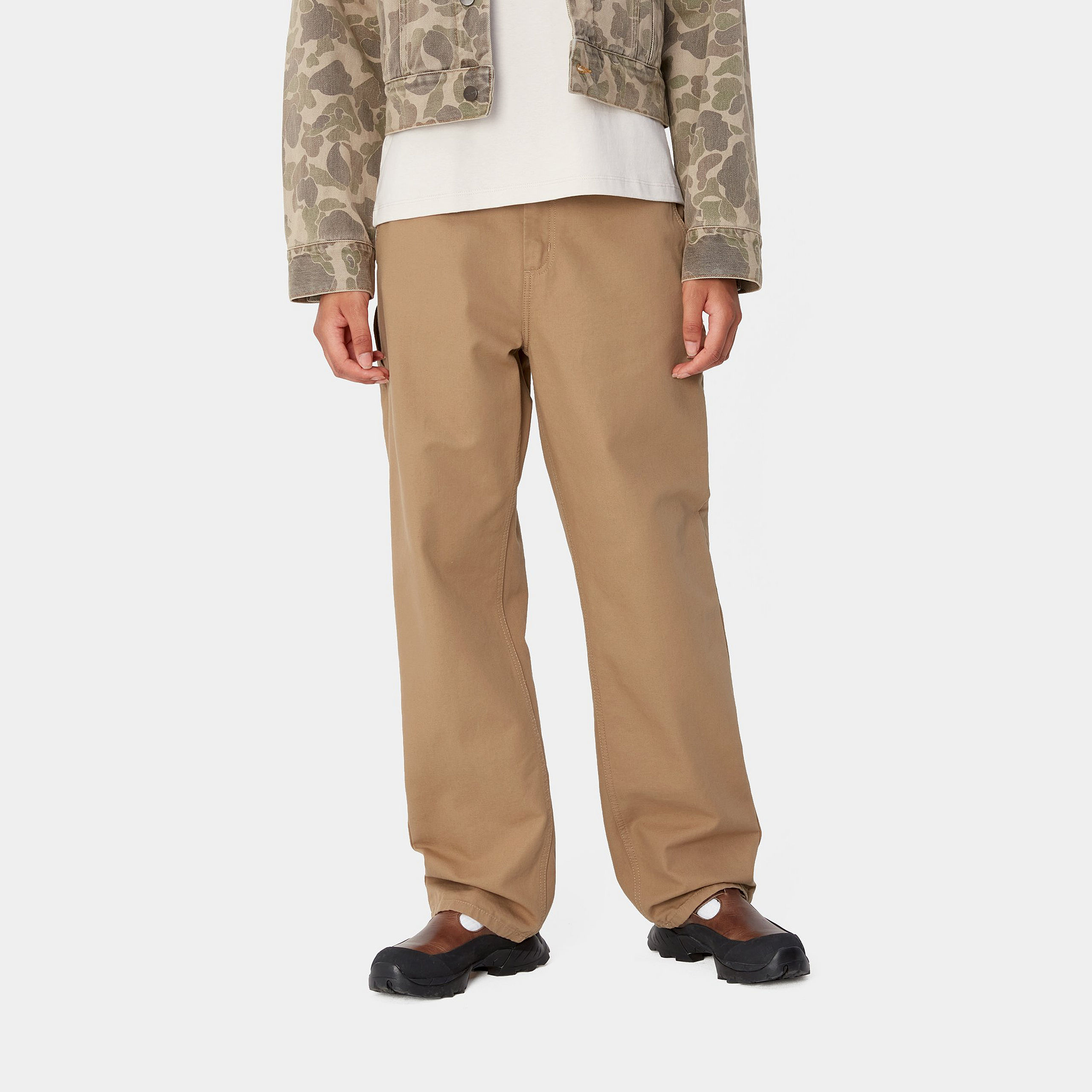 Carhartt WIP W' Pierce Pant Straight Black Stone Washed