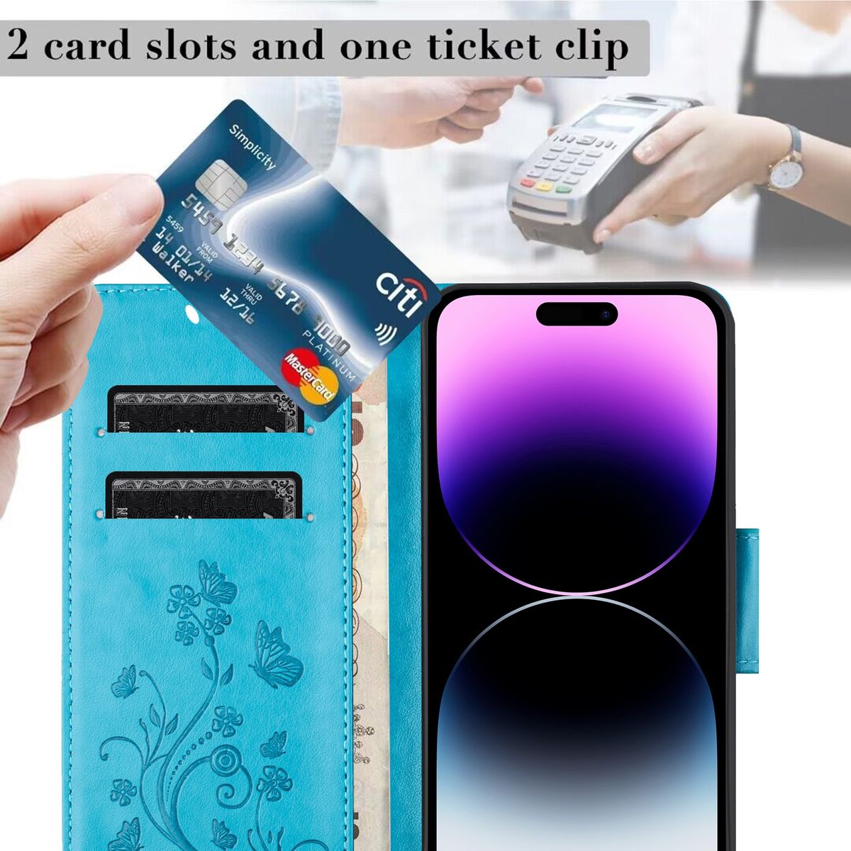 Schutz Handy Hülle für Apple iPhone 15 Case Cover Klapp Tasche Wallet Etuis Neu