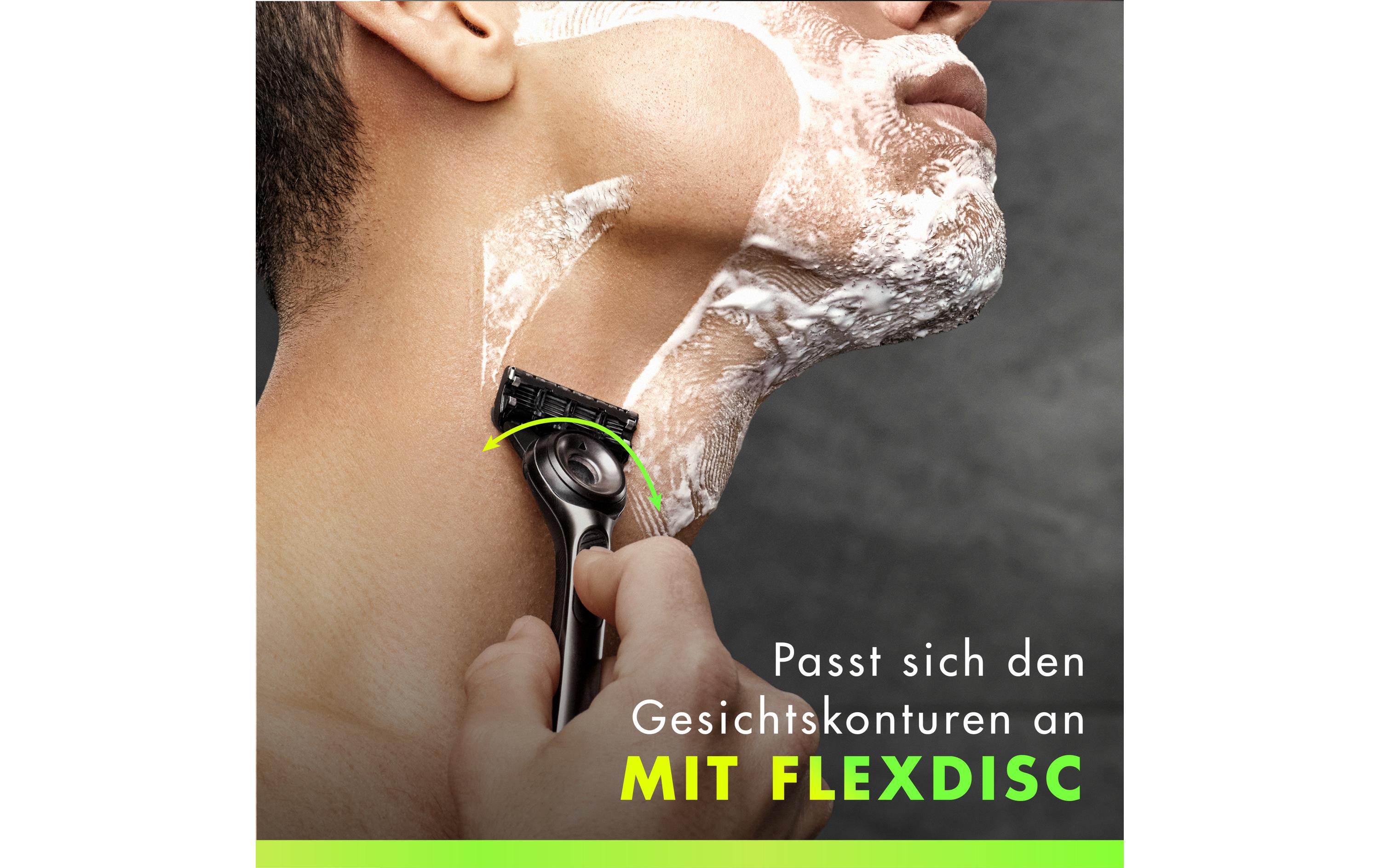 Herrenrasierer GilletteLabs 5er + Handstück + WandhalterungRasierer für Männer beinhaltet eine Wandhalterung für eine einfache Aufbewahrung