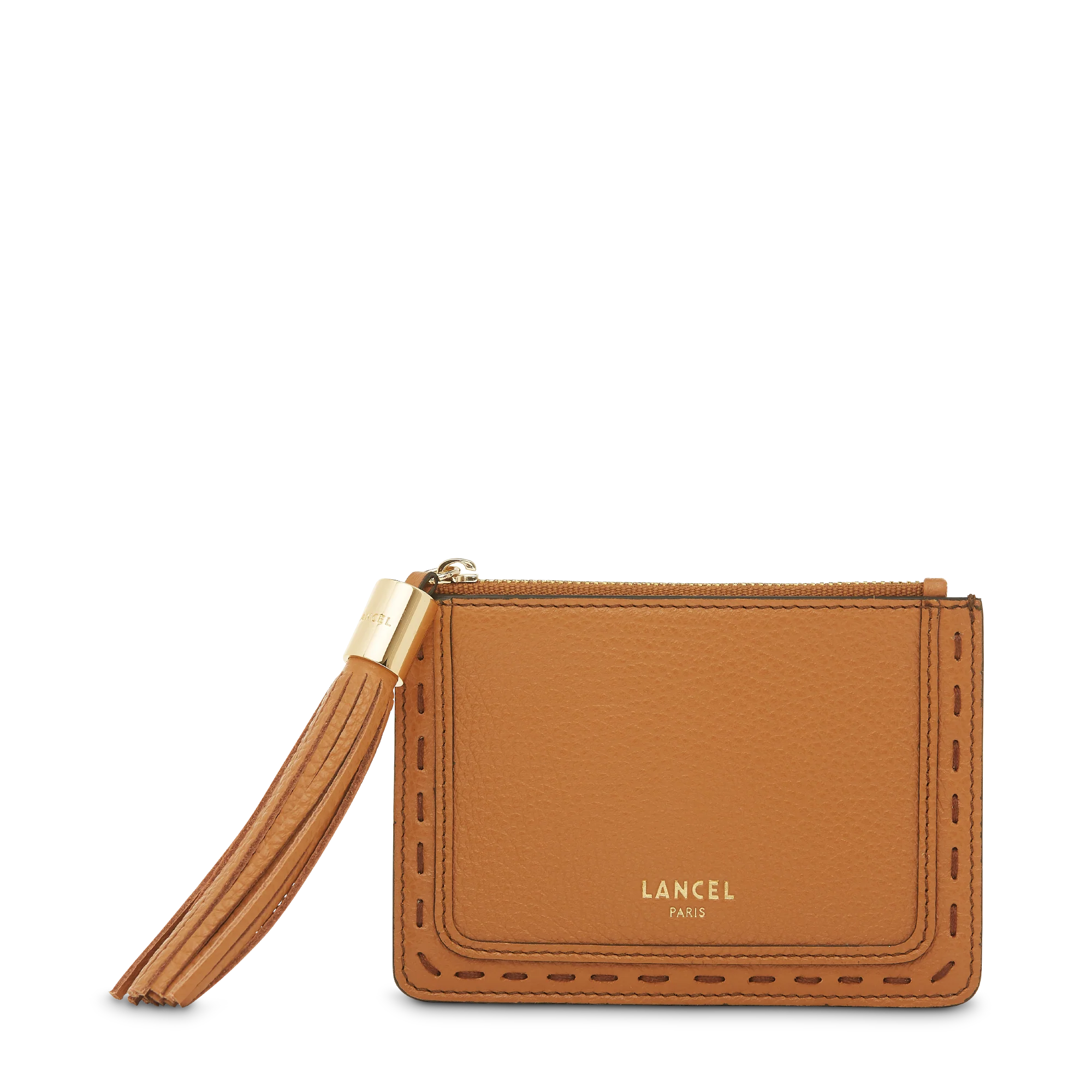 Porte-cartes zippé L Premier Flirt de Lancel-Camel