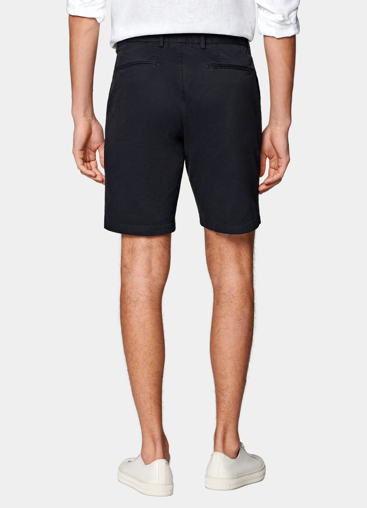 Short Slim Leg bleu marine