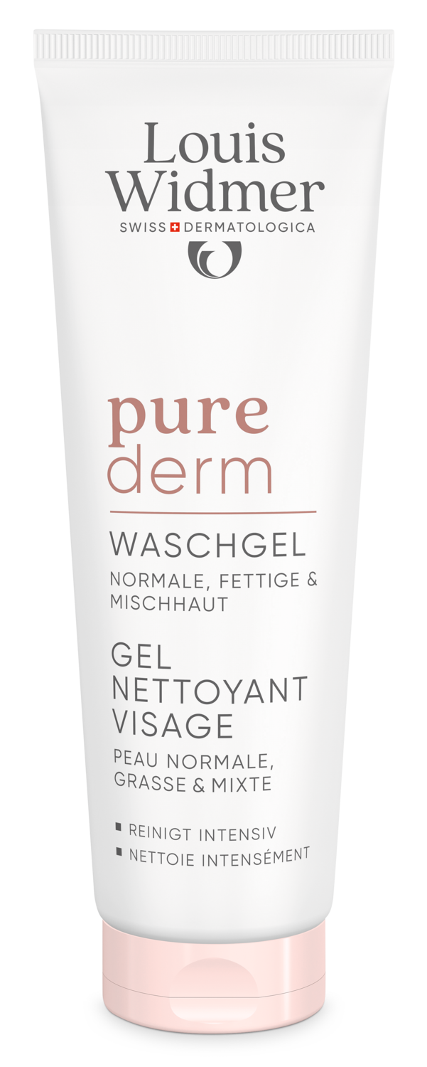 LOUIS WIDMER Purederm Waschgel Gel parfumiert 125 ml