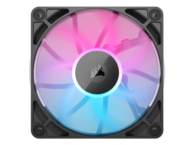 Corsair PC-Lüfter iCUE LINK RX120 RGB Schwarz, 3er Starter- Leistungsfähige RGB PWM-Lüfter mit hochwertiger Flüssigkristallpolymer-Konstruktion und CORSAIR AirGuide-Technologie