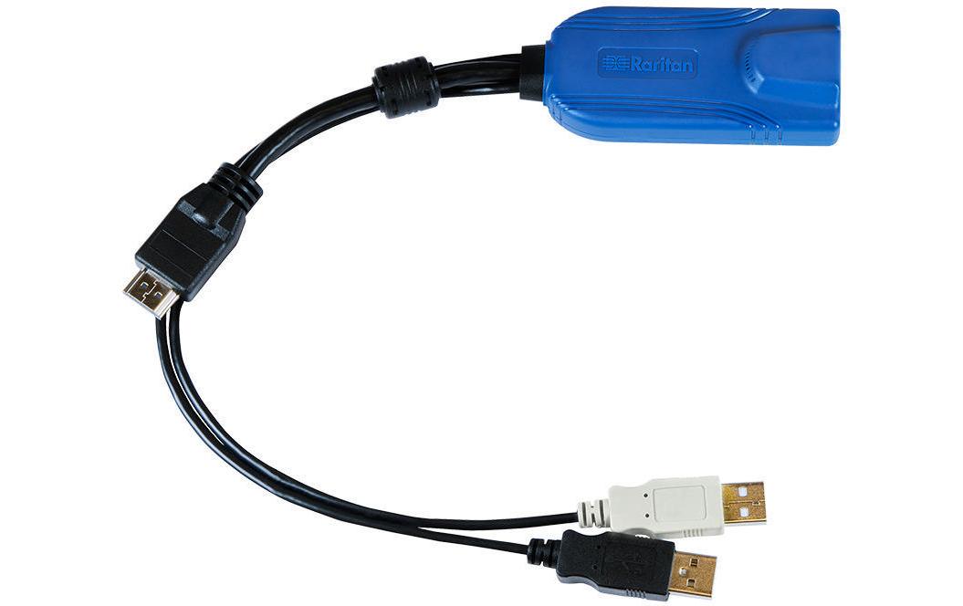 KVM-Kabel D2CIM-DVUSB-HDM<br>Leistungsvermittlungsstelle mit Remote-Management auf BIOS-Ebene