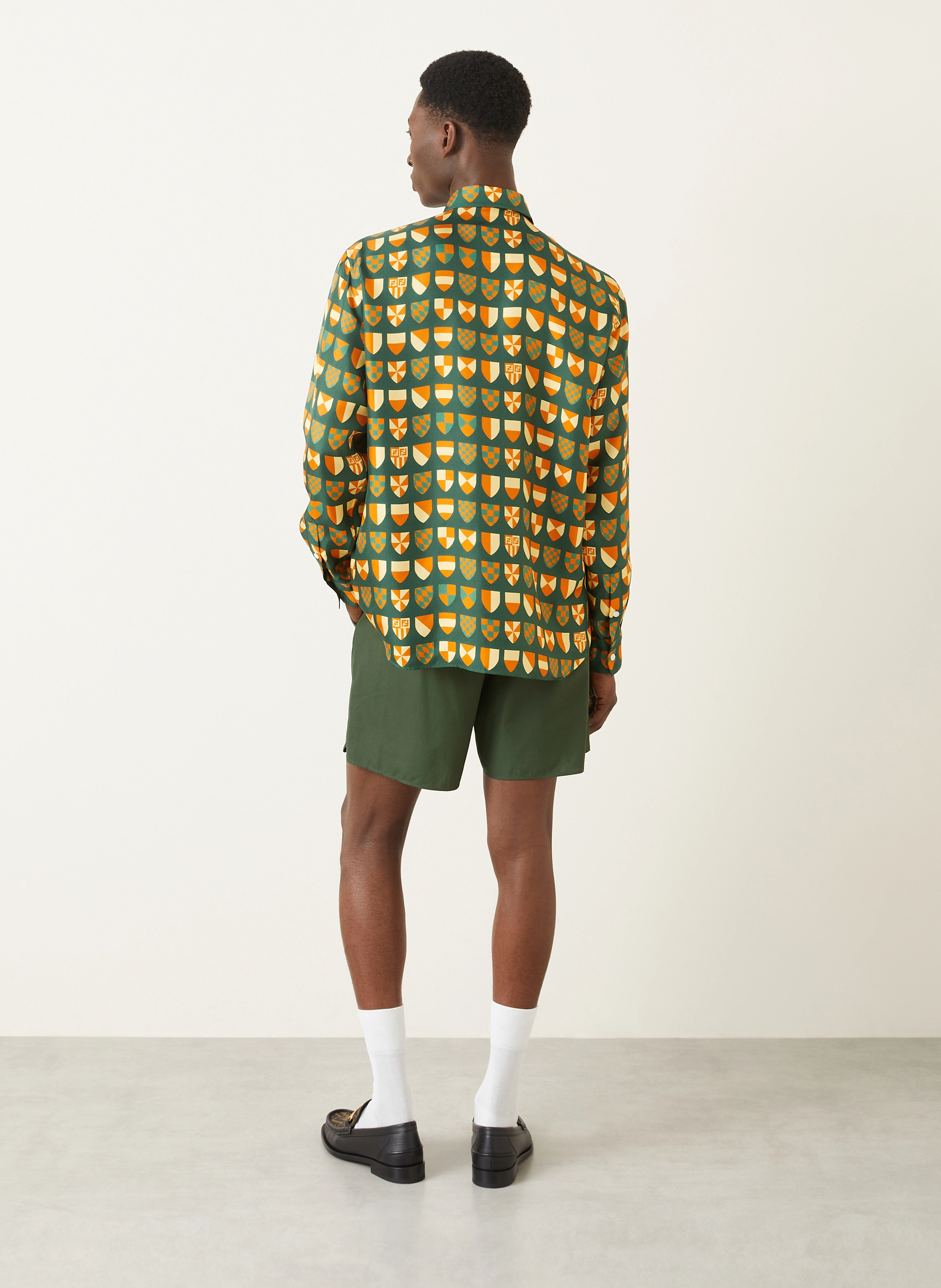 FENDI Seidenhemd Comfort Fit