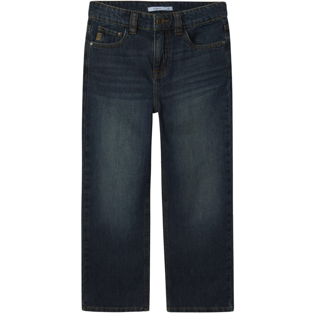 Køb Name It Vintage Dark Blue Denim Nkmryan Straight Jeans 3418-Be Noos